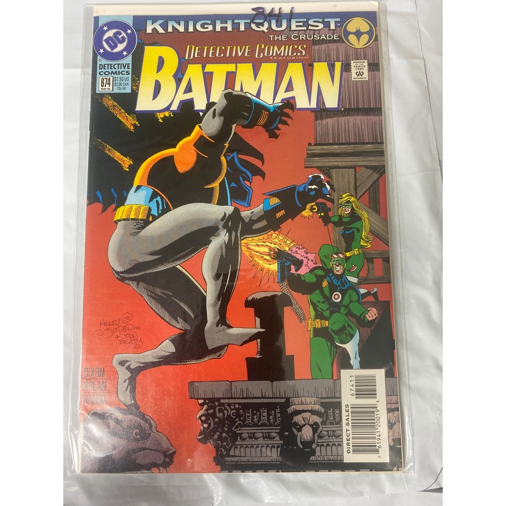 DC Detective Comics 674 Knightquest The Crusade Batman May 1994 Modern Age Comic